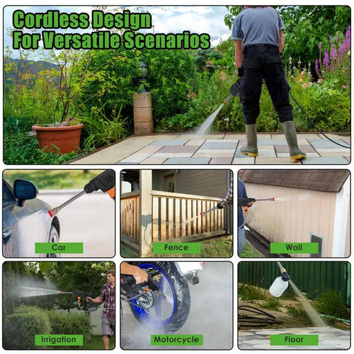 Cordless Pressure Washer Portable Electric Power Washer High Pressure