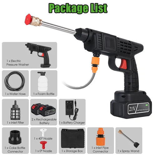 Cordless Pressure Washer Portable Electric Power Washer High Pressure